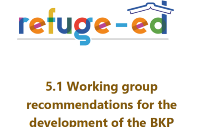 Working group recommendations for the development of the BKP
